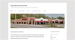 Desktop Screenshot of columbiaeventcenter.com